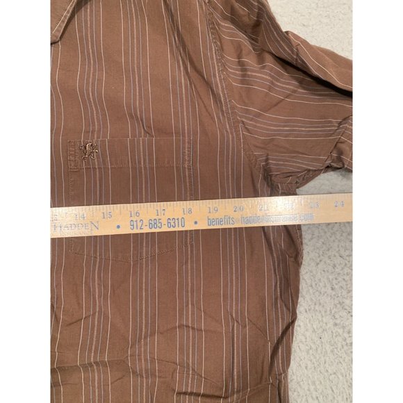 4 Men's Button Down Shirts Striped Collared‎ Nautica Cremieux Large L Business - Picture 9 of 16